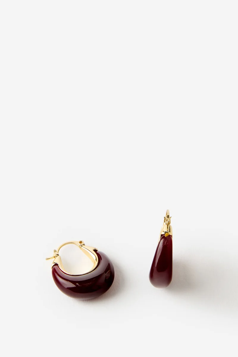 Rubi Mid Hoop Earring